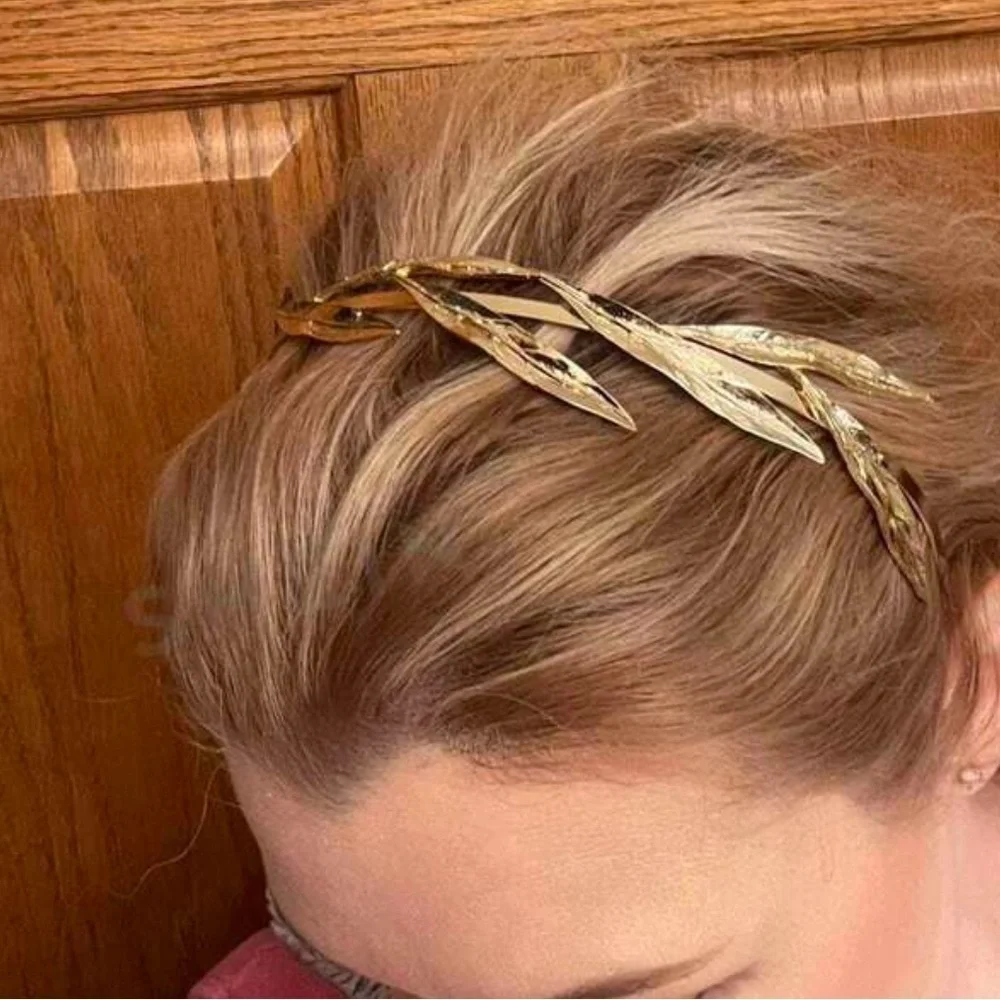 New Gold Leaf Headband Bridal ✨✨✨💕💕 Elegant